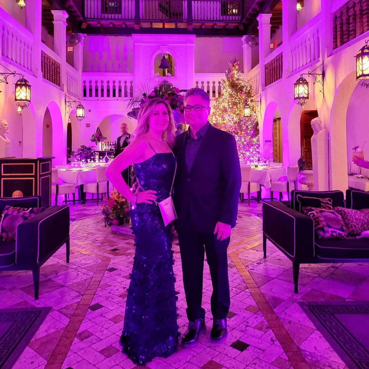 One year anniversary dinner at Versace Mansion!