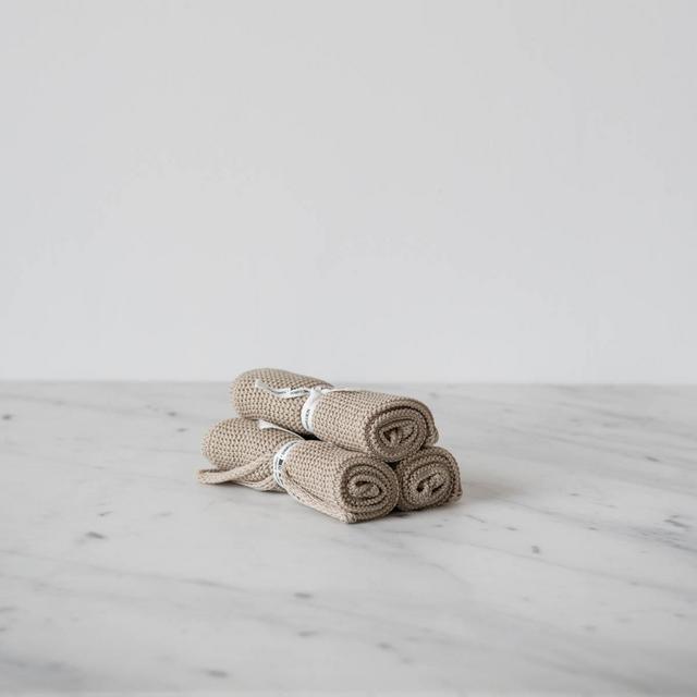 Cotton Washcloth, Natural