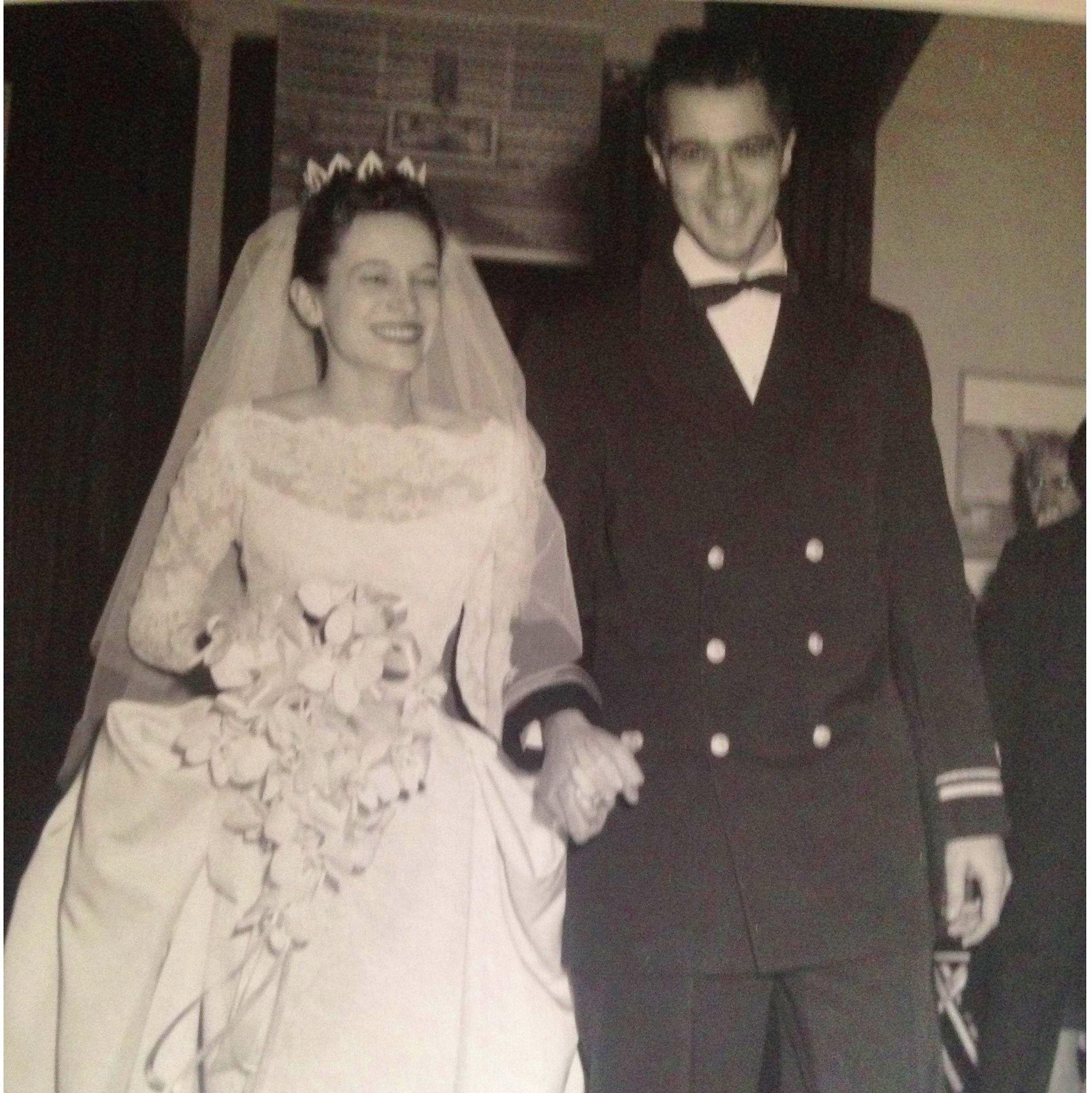 Isabel's (maternal) Grandma and Grandpa on their wedding day