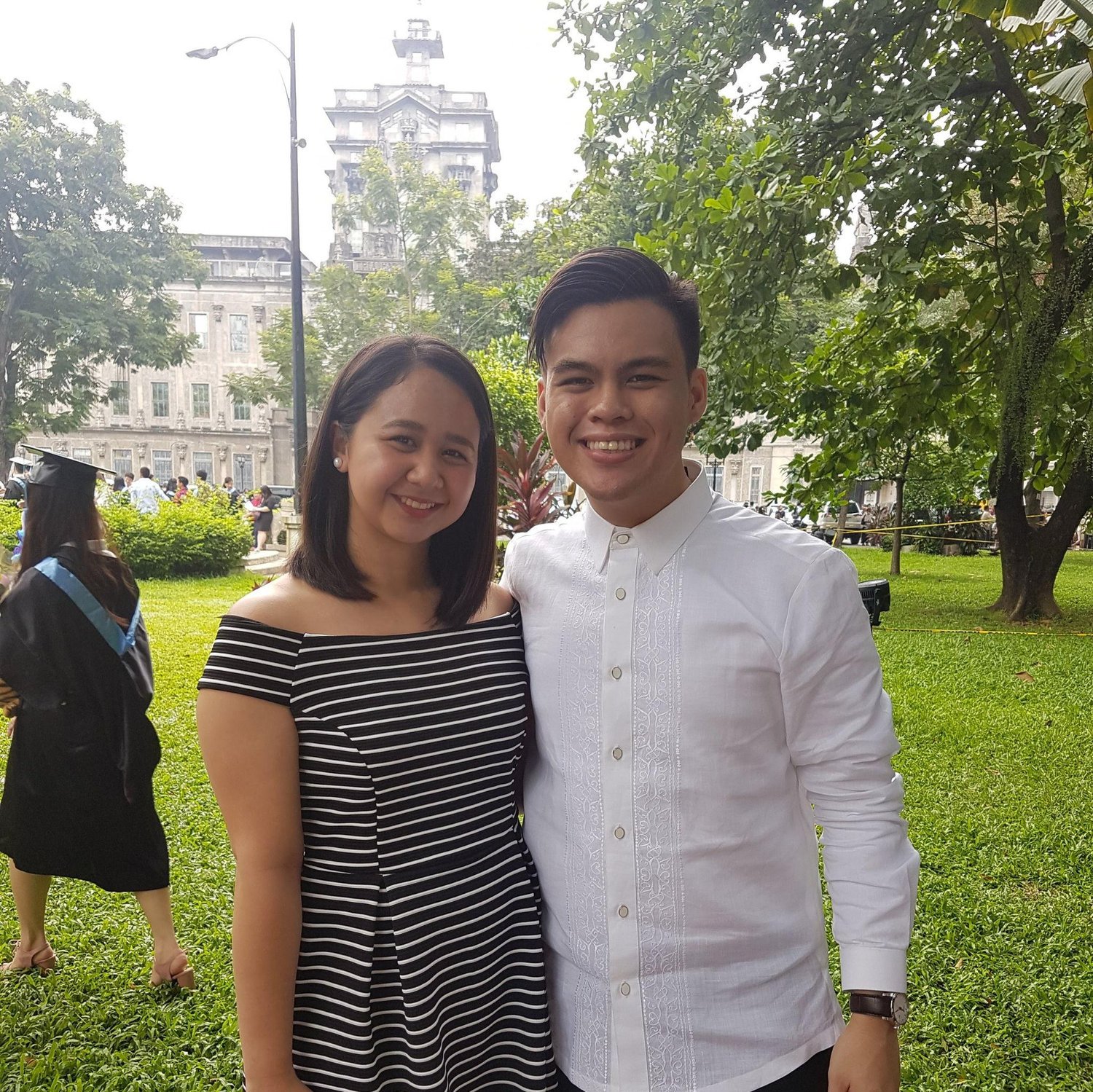 Evan's college graduation 2018