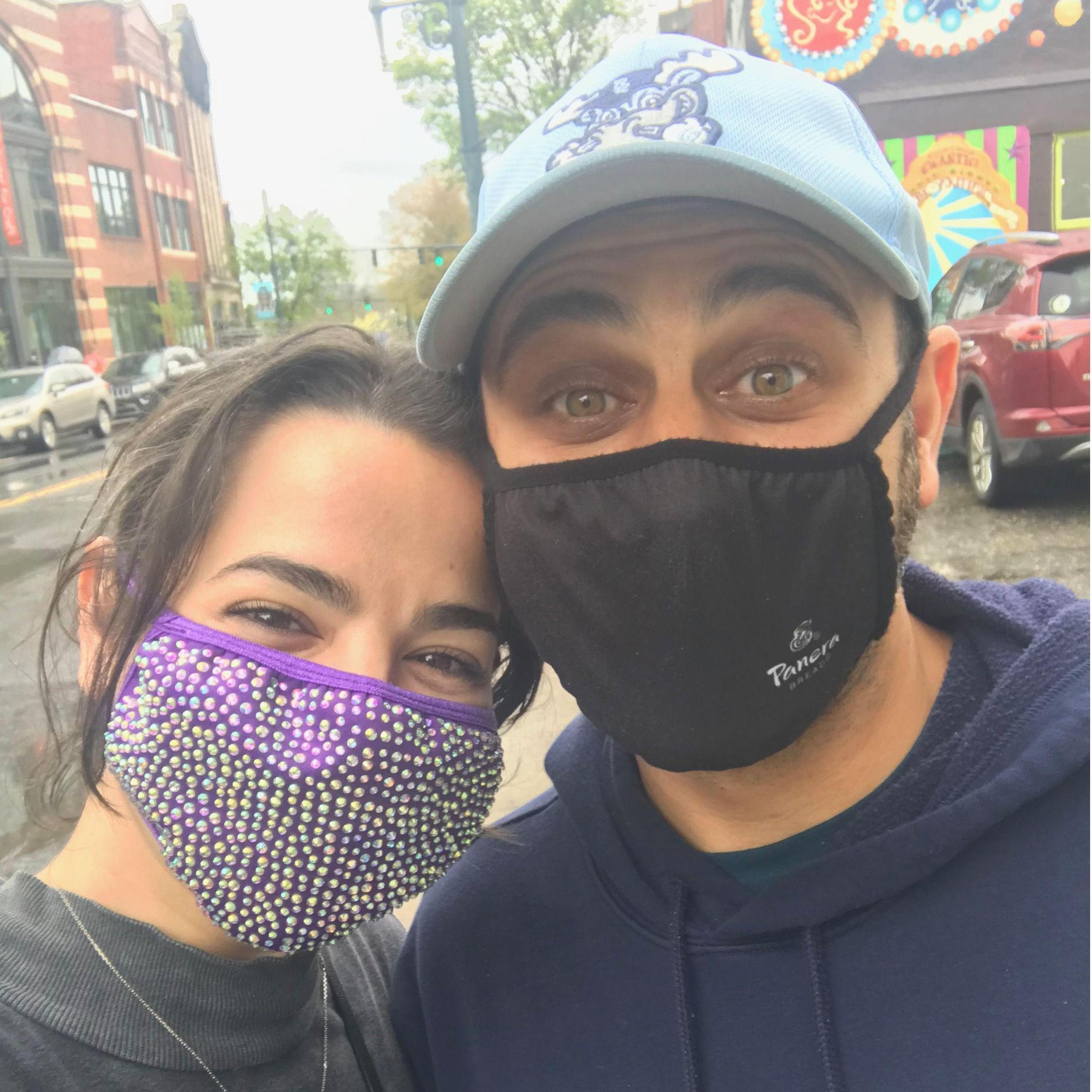 Our first time in Asheville. During Covid. In the rain.