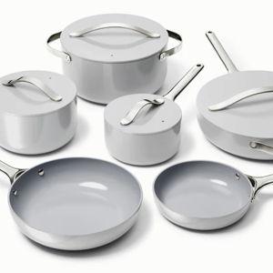 Caraway Nonstick Pots & Pans 16-Pc Set, Color: Gray