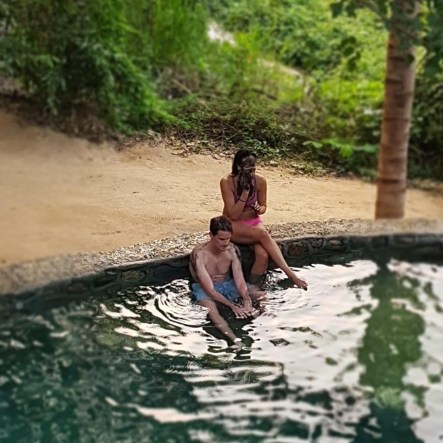 Oaxacan jungle hot springs, best reached on horseback.