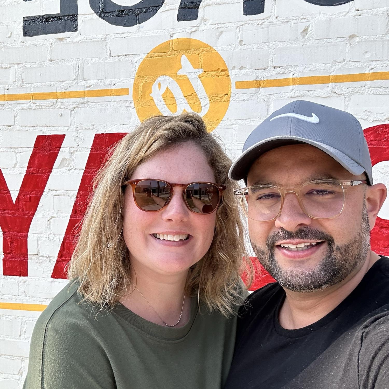 One of our first pictures together in May 2023.