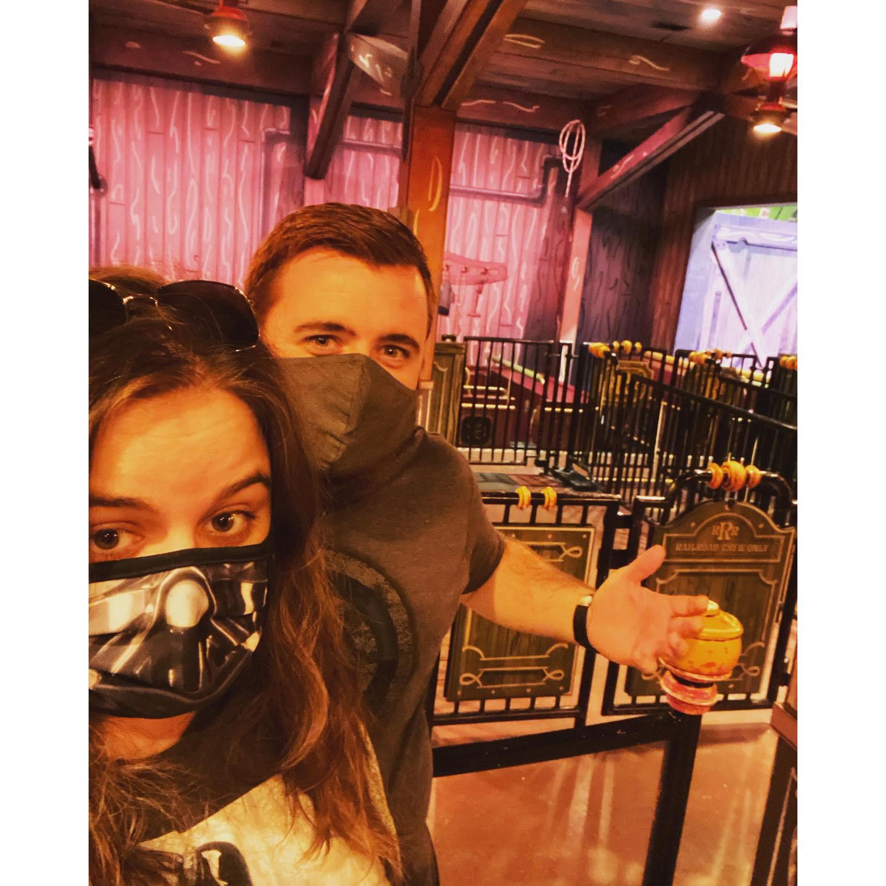 We waited two hours for a broken down ride.