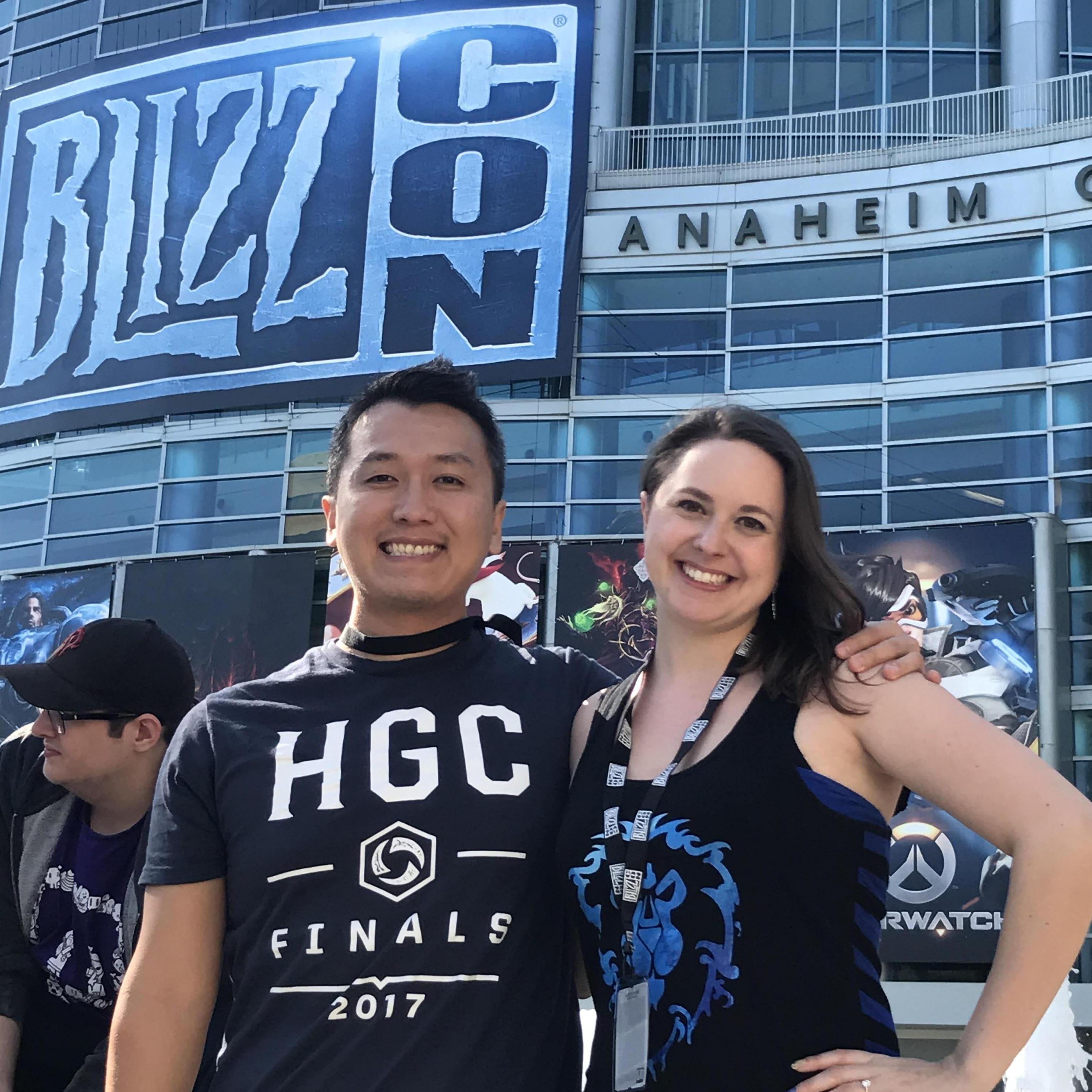 Blizzcon 2017! Since we met playing World of Warcraft many years ago, this is always a fun event for us both!