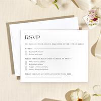 Hilltone Portrait | Dark Sage | Zola Wedding Invitations