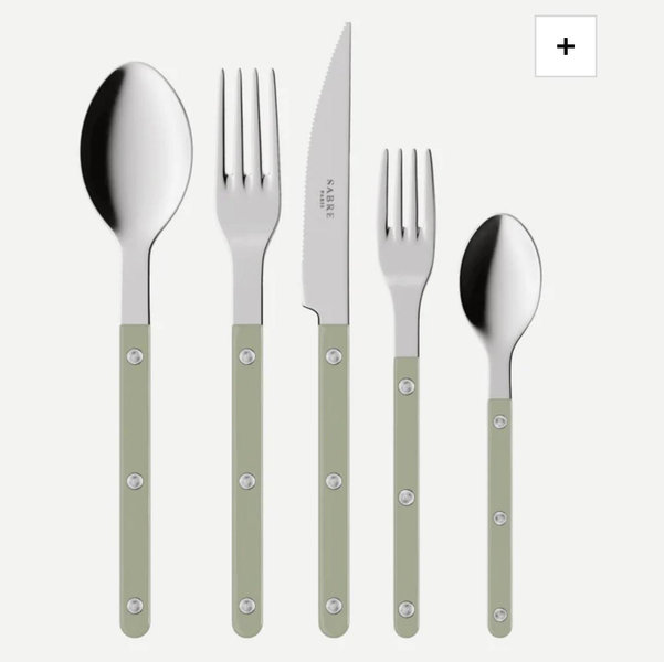 Bistrot Solid, Asparagus - 5 pieces cutlery set