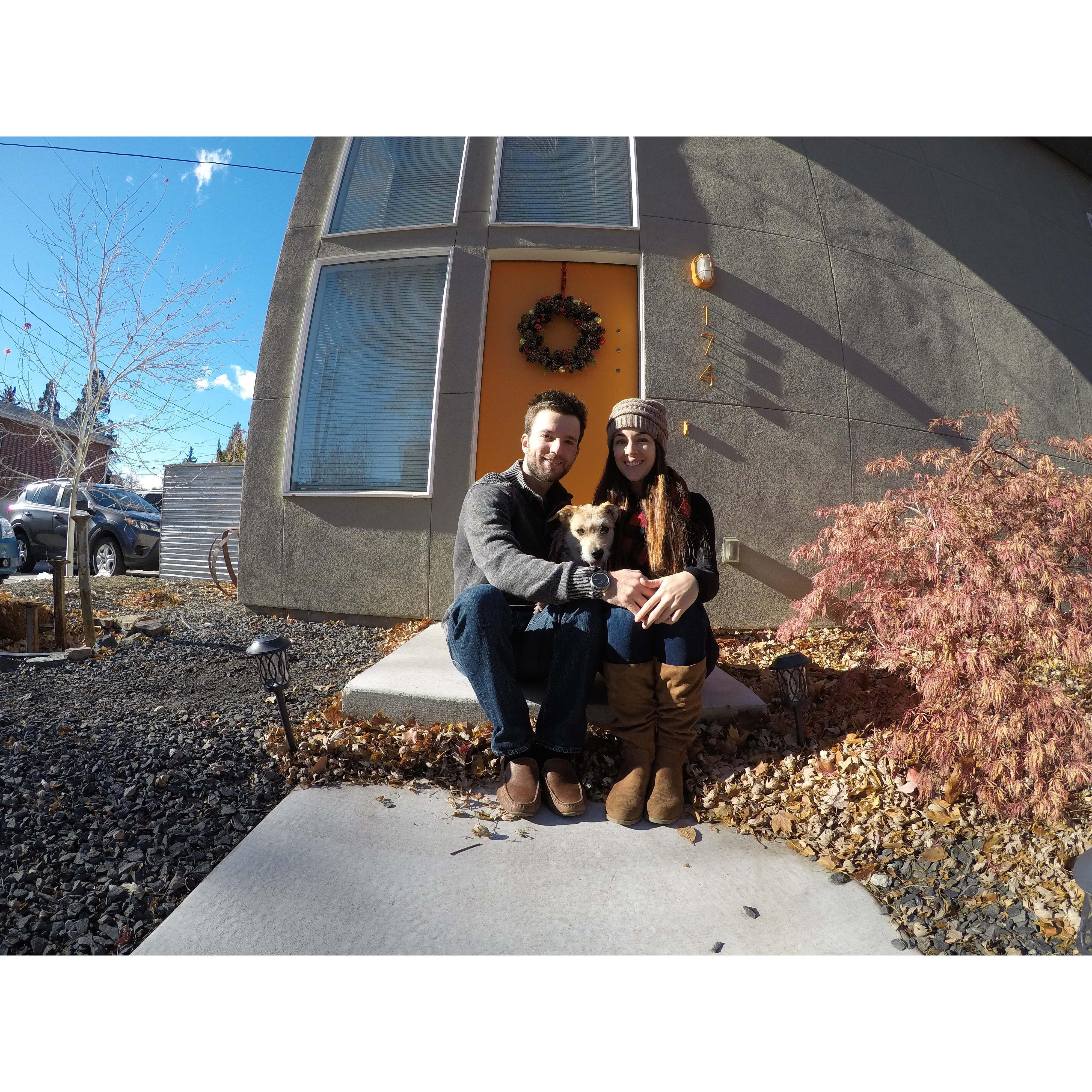 The first house we lived in together. Our cute little Martin Street home!