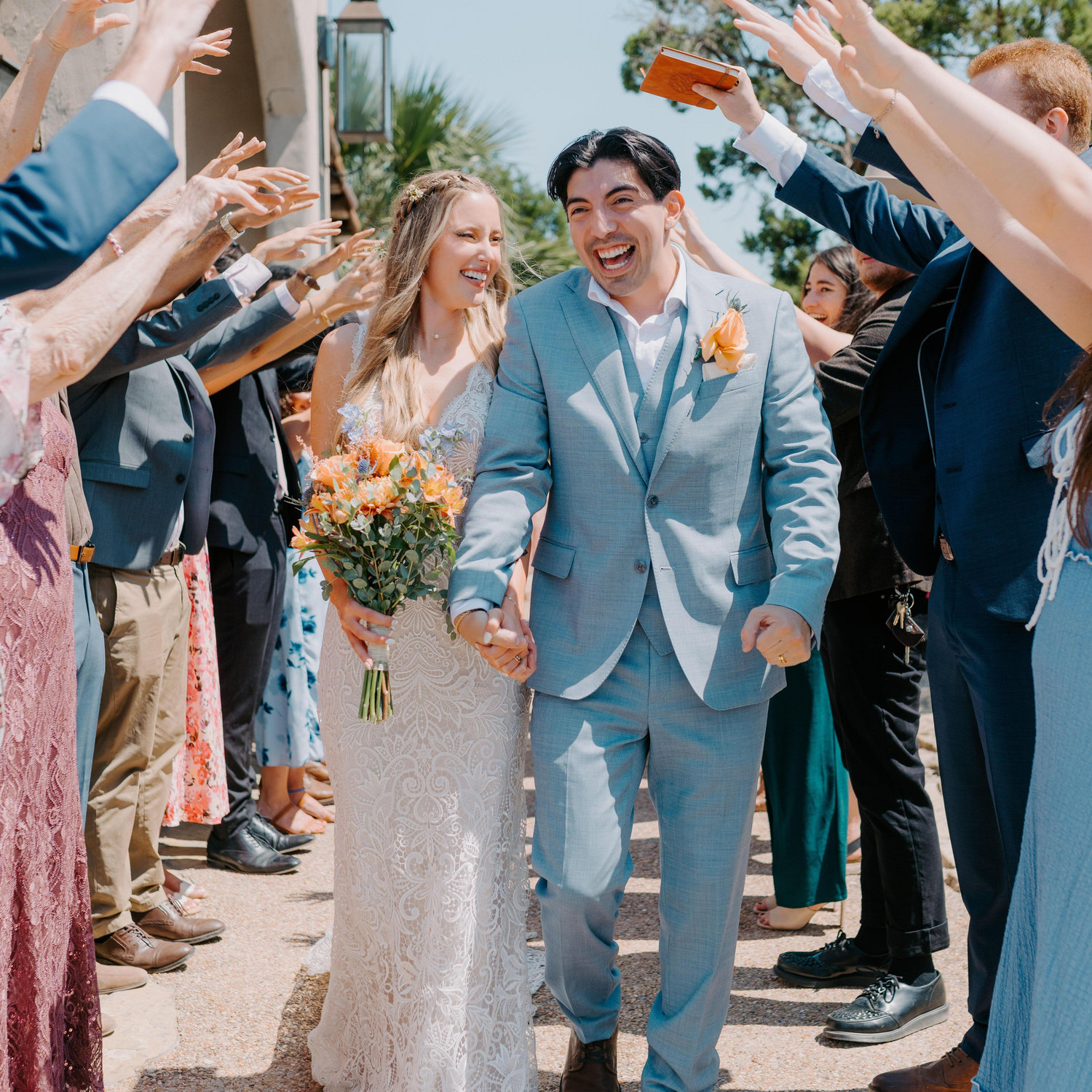 Our wedding day, August 2025