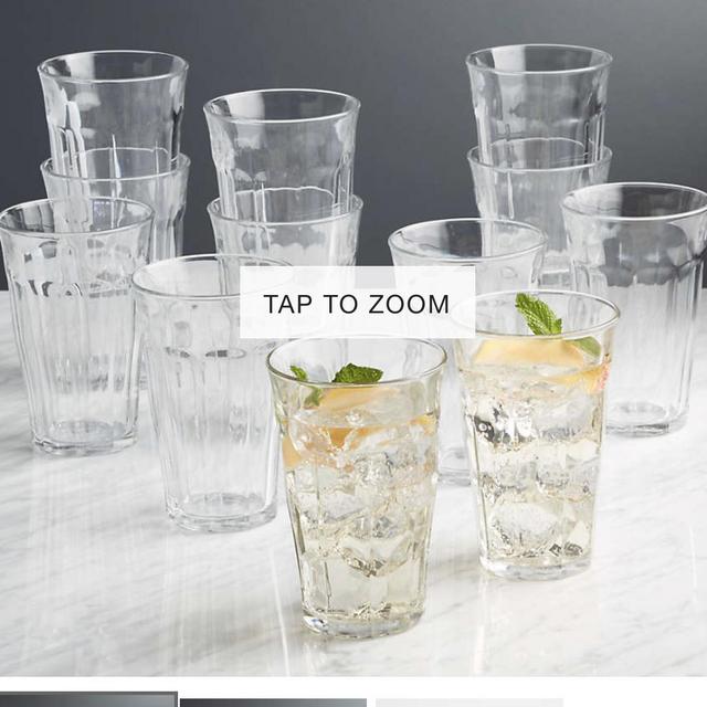 Duralex Picardie 17.5-Oz. Glasses, Set of 12