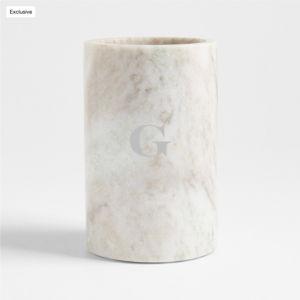 Tuscan Kitchen Marble Wine Cooler with Personalized "G"