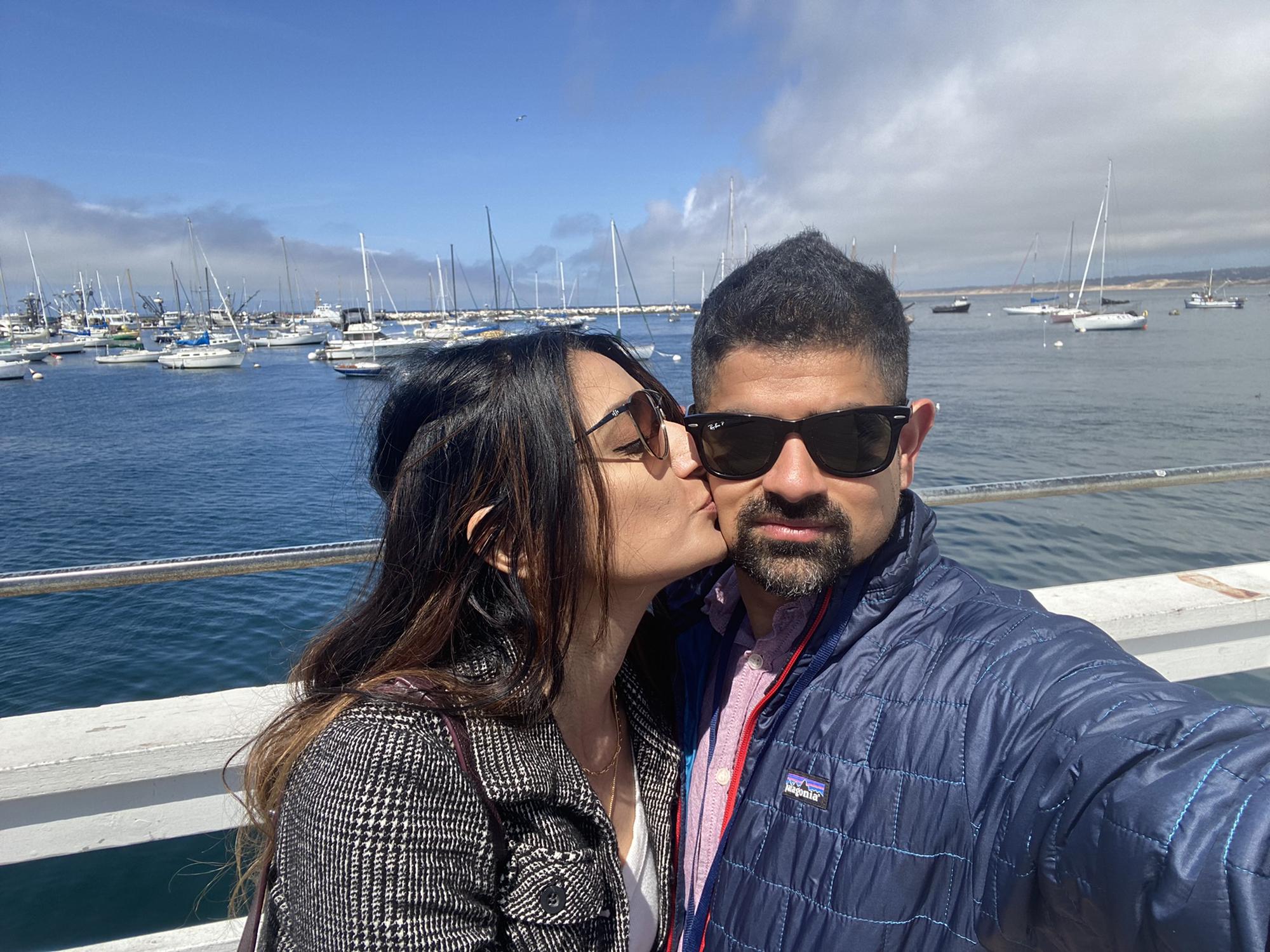 Always stealing kisses