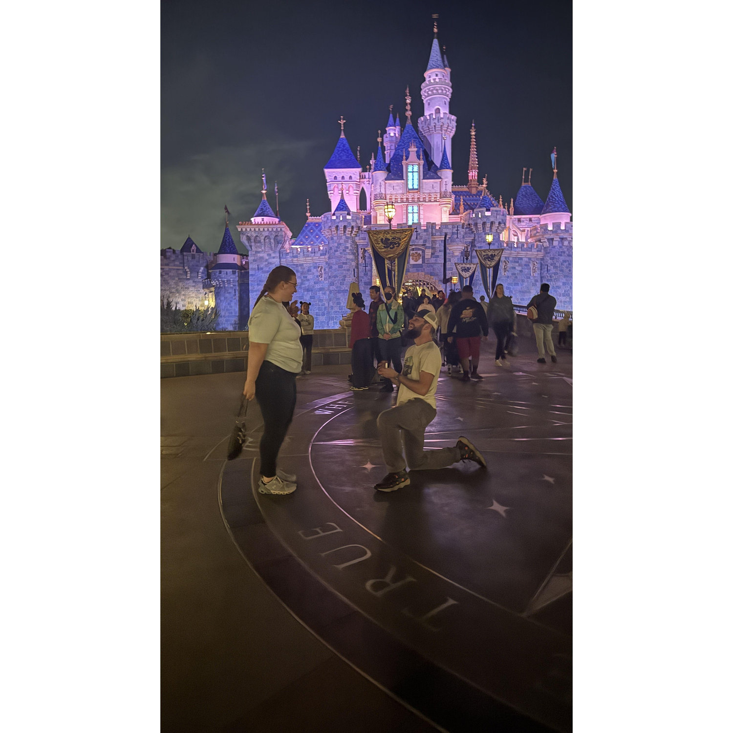 After 8 years of being together, on January 24th 2025, Harrison finally asked Gretchen to marry him in Disneyland on a family trip. Obviously she said YES!