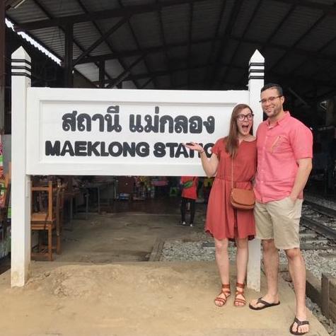 One of the busiest train stations in Thailand!