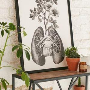 Fleuriosity Flourishing Lungs Art Print