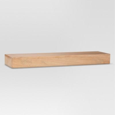 Wood Floating Shelf Pine - Threshold™