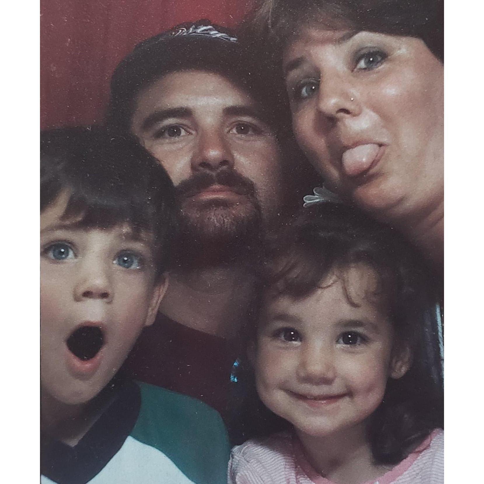 Keith and parents, Martha and Bill, and sister Erika