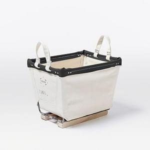 Steele Canvas Small Carry Basket, Natural + Black Trim