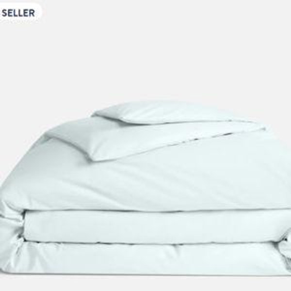 Classic Percale Duvet Cover - Sky, King