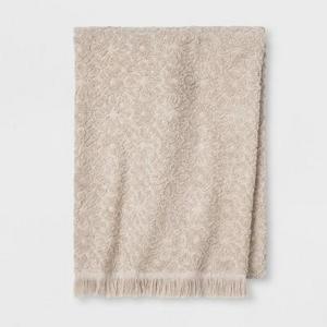 Soft Jacquard Accent Bath Towel Tan - Opalhouse™