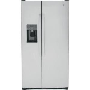 36 in. 25.3 cu. ft. Side by Side Refrigerator in Fingerprint Resistant Stainless Steel, Standard Depth