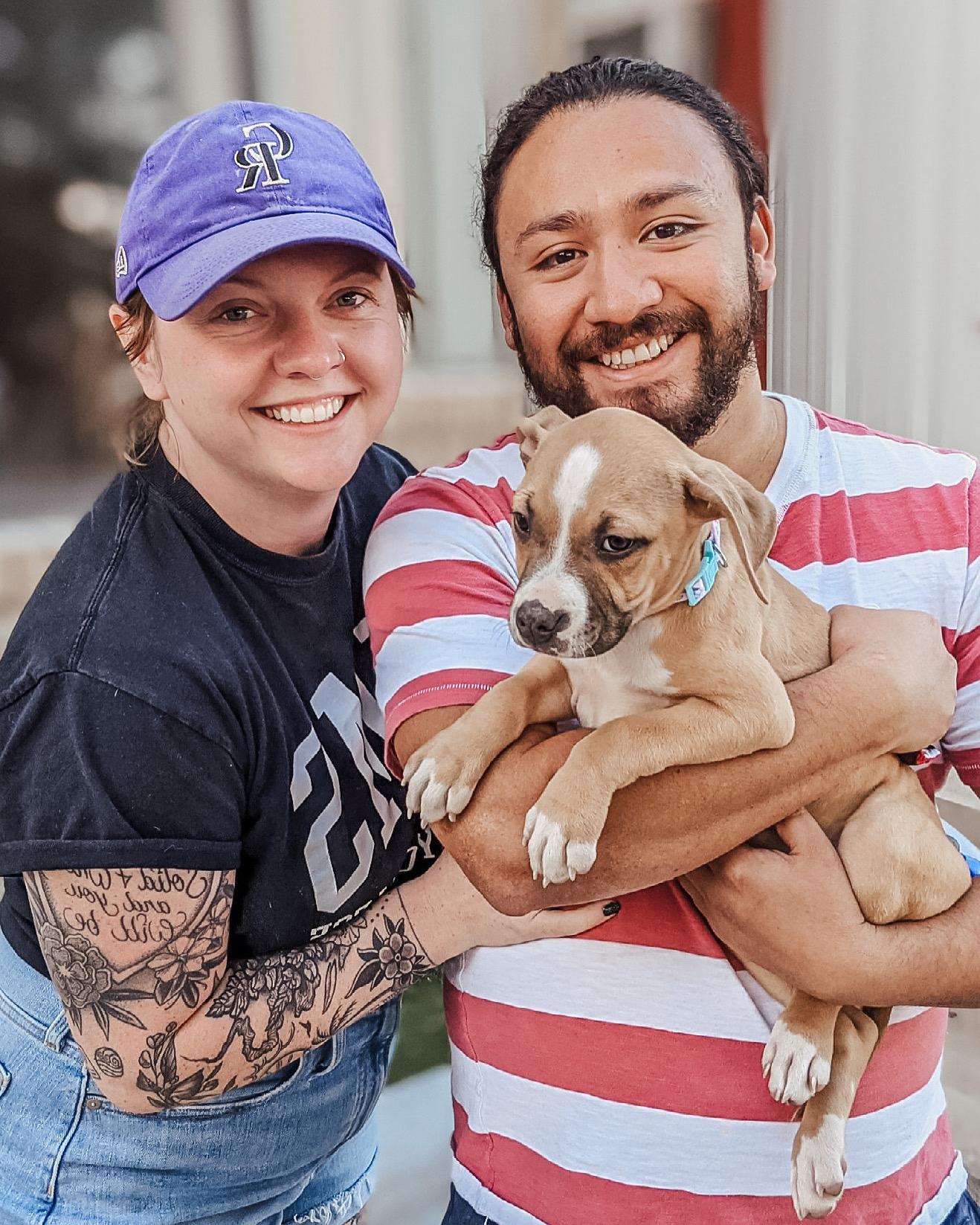 The day we adopted Lola!
