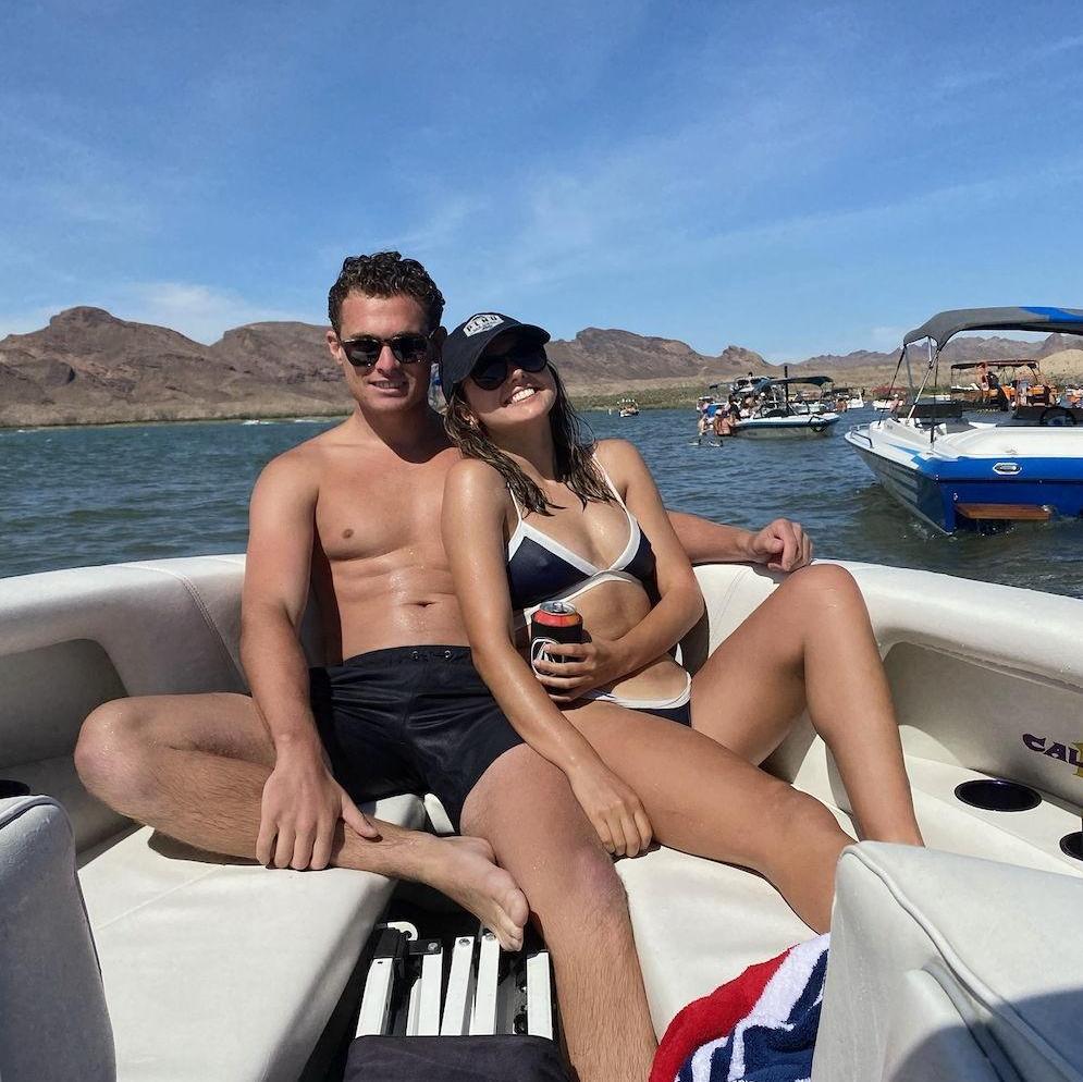 A million trips to the lake/river on the boat! One of our favorite places to be.