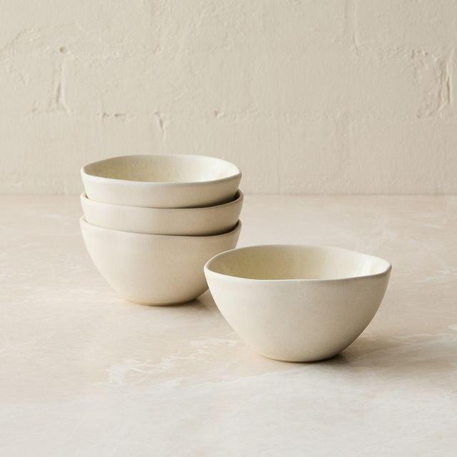 Oyku Condiment Bowl, Natural, Set of 4