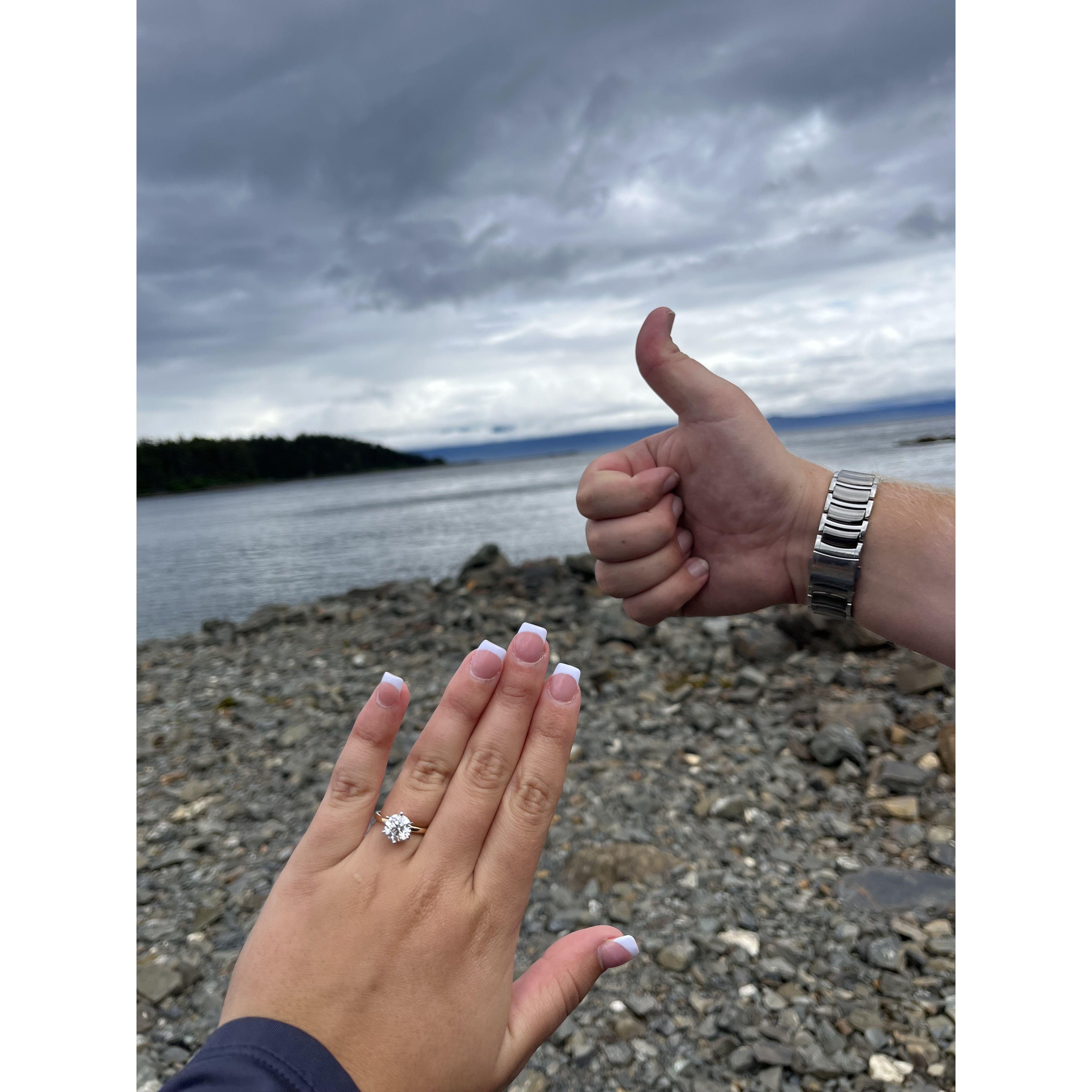 Proposal at Whitestone Harbor - Hoonah, Alaska (June 2023)