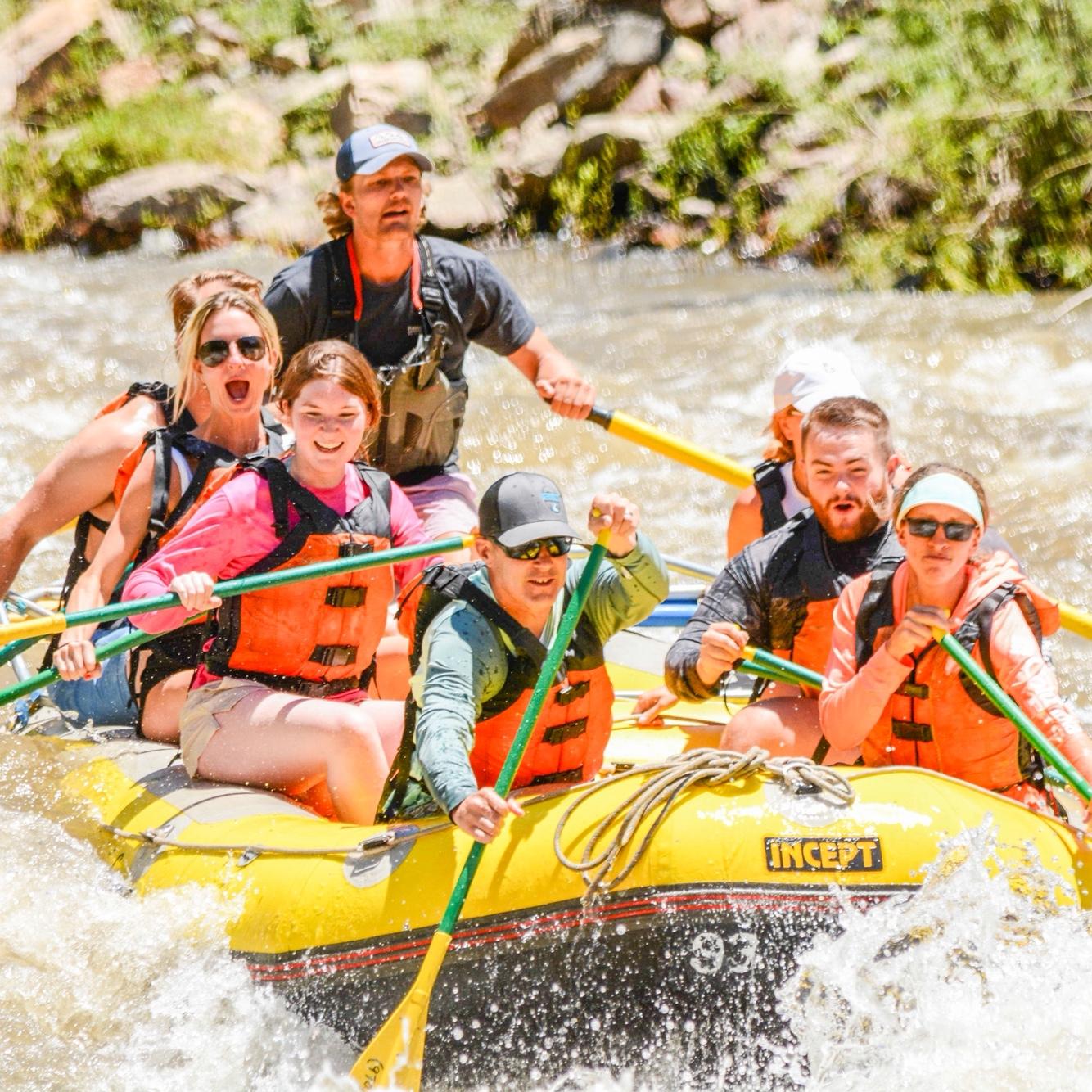Whitewater Rafting in Glenwood Canyon, CO