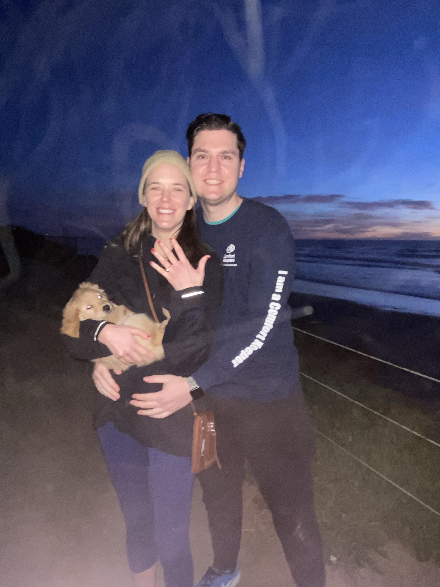 Poppy got to witness the magic at only 10 weeks old.