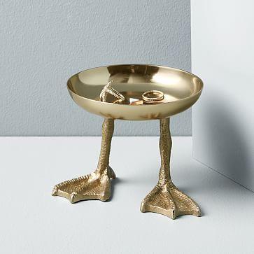 Duck Trinket Tray, Polished Brass