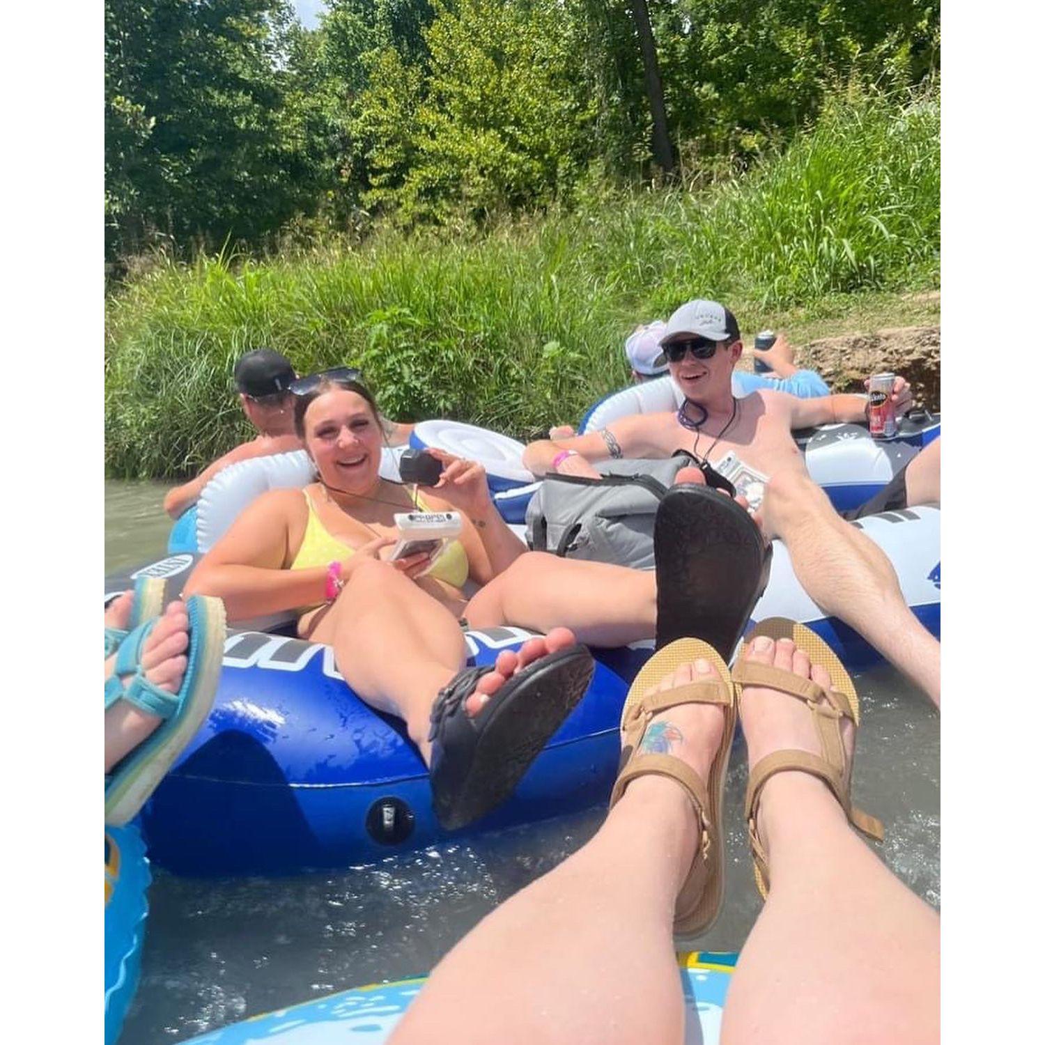 Maddie & Ethan on the yearly river trip! 2022