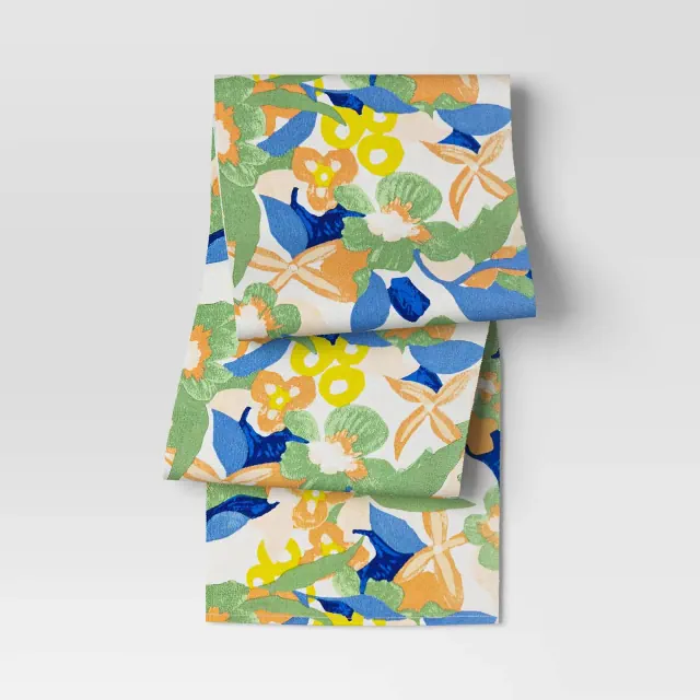 72"x14" Floral Table Runner - Room Essentials™
