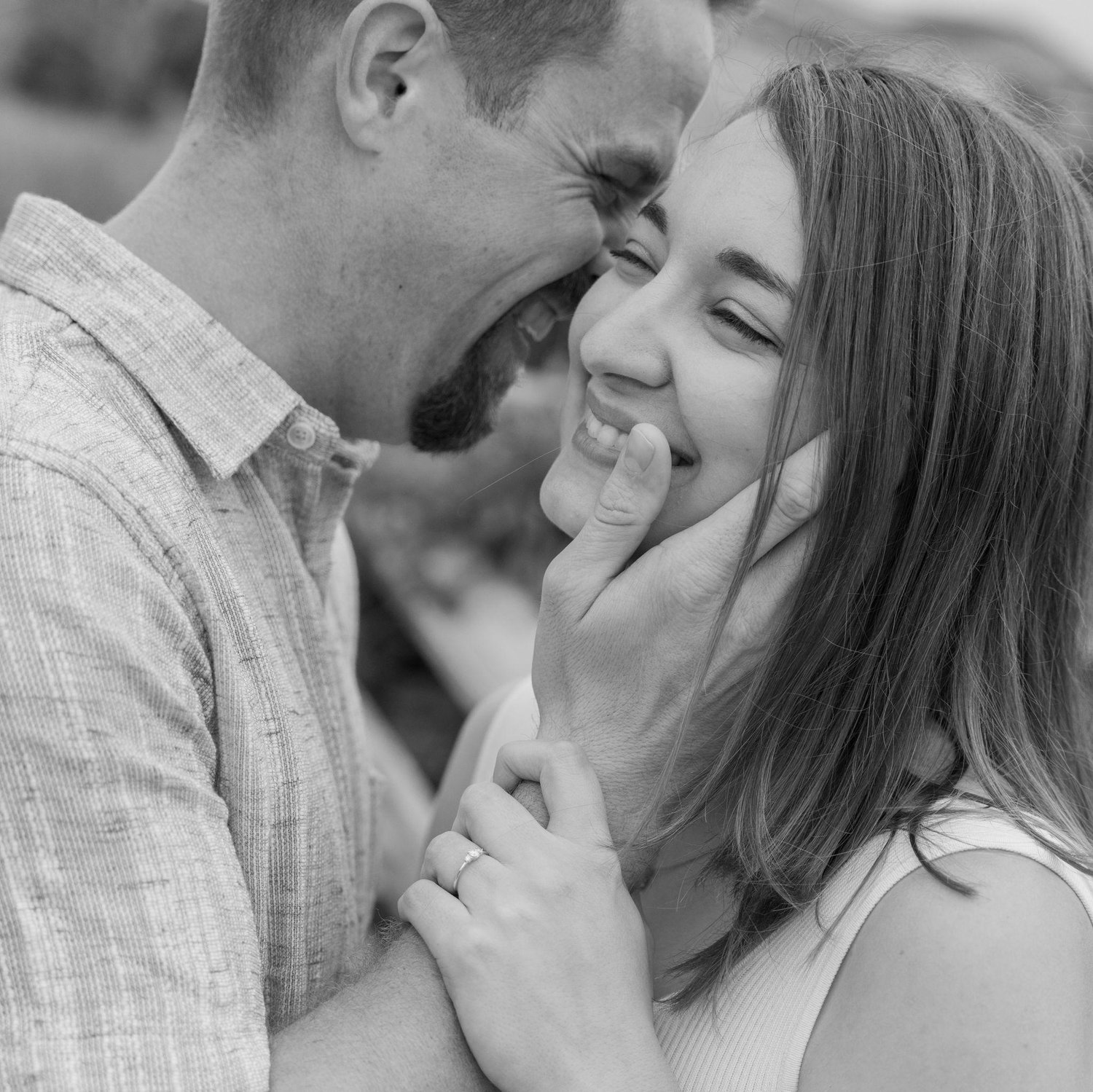 Engagement session on the beach
