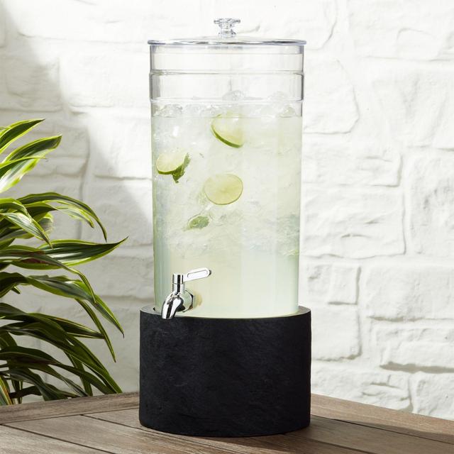 Claro Acrylic Drink Dispenser with Urbana Stand