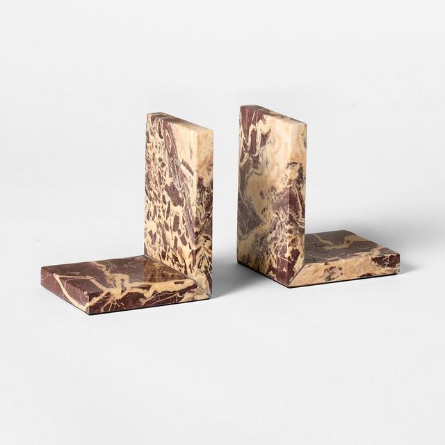Decorative Set 2 Levanto Bookends - Threshold™ designed with Studio McGee