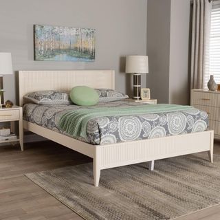 Primrose Mid-Century Fluted Platform Bed