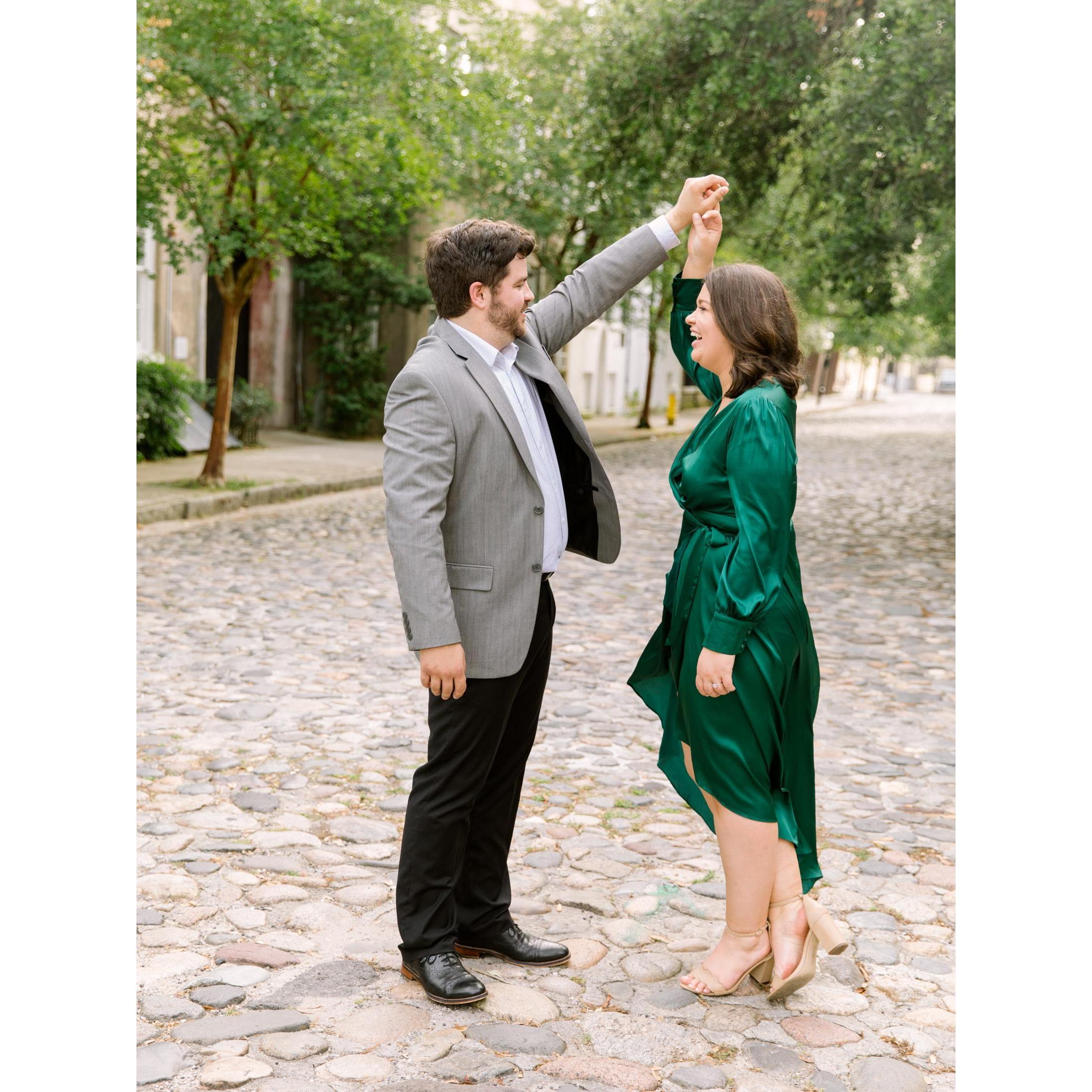 Engagement Photos in downtown Charleston!