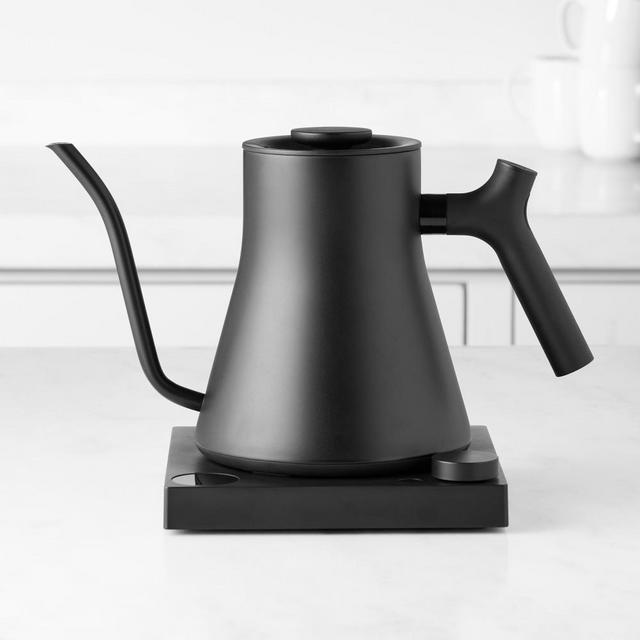 Fellow Stagg EKG Pro Electric Pour-Over Kettle, Black with Black Handle