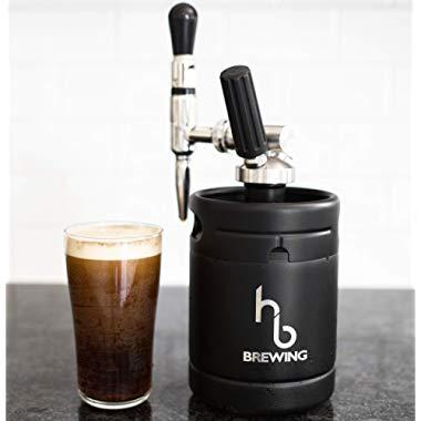 Nitro Cold Brew Coffee Maker – Mini Keg Dispensing System - Home Brew Kit - by HB Brewing