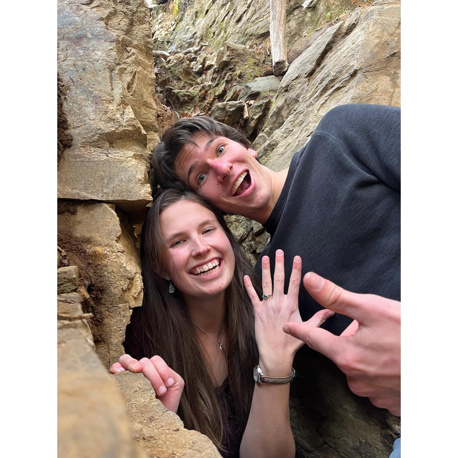 Right after we got engaged!