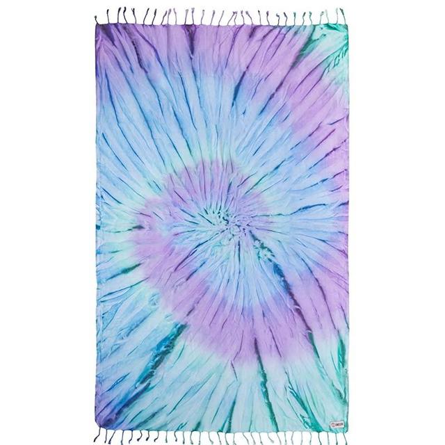 Sand Cloud Turkish Towel - Peshtemal Cotton - Great for Home or Beach or as a Blanket - Tie-Dye - As Seen on Shark Tank (Luna)