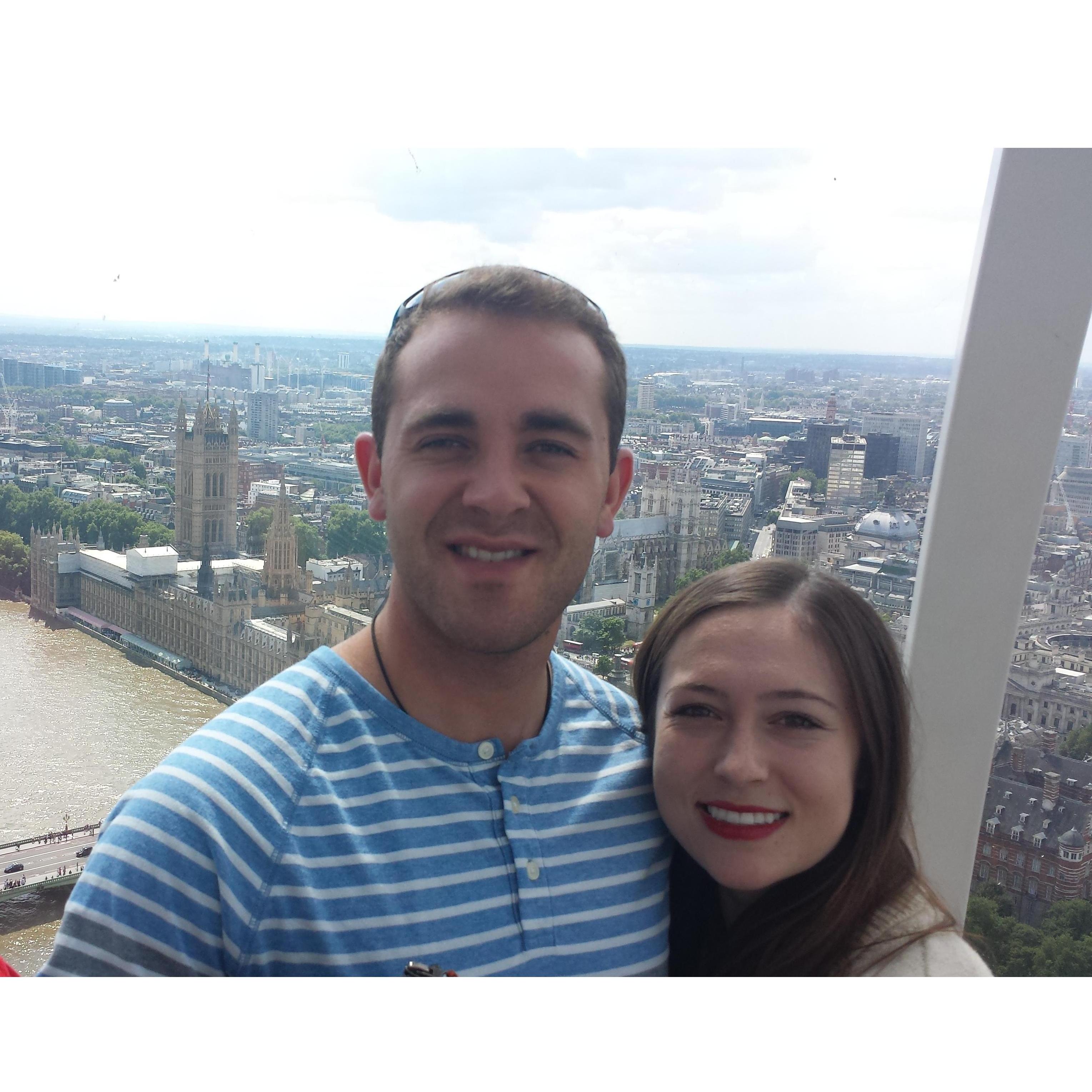 London, July 2015.
Riding the London Eye!