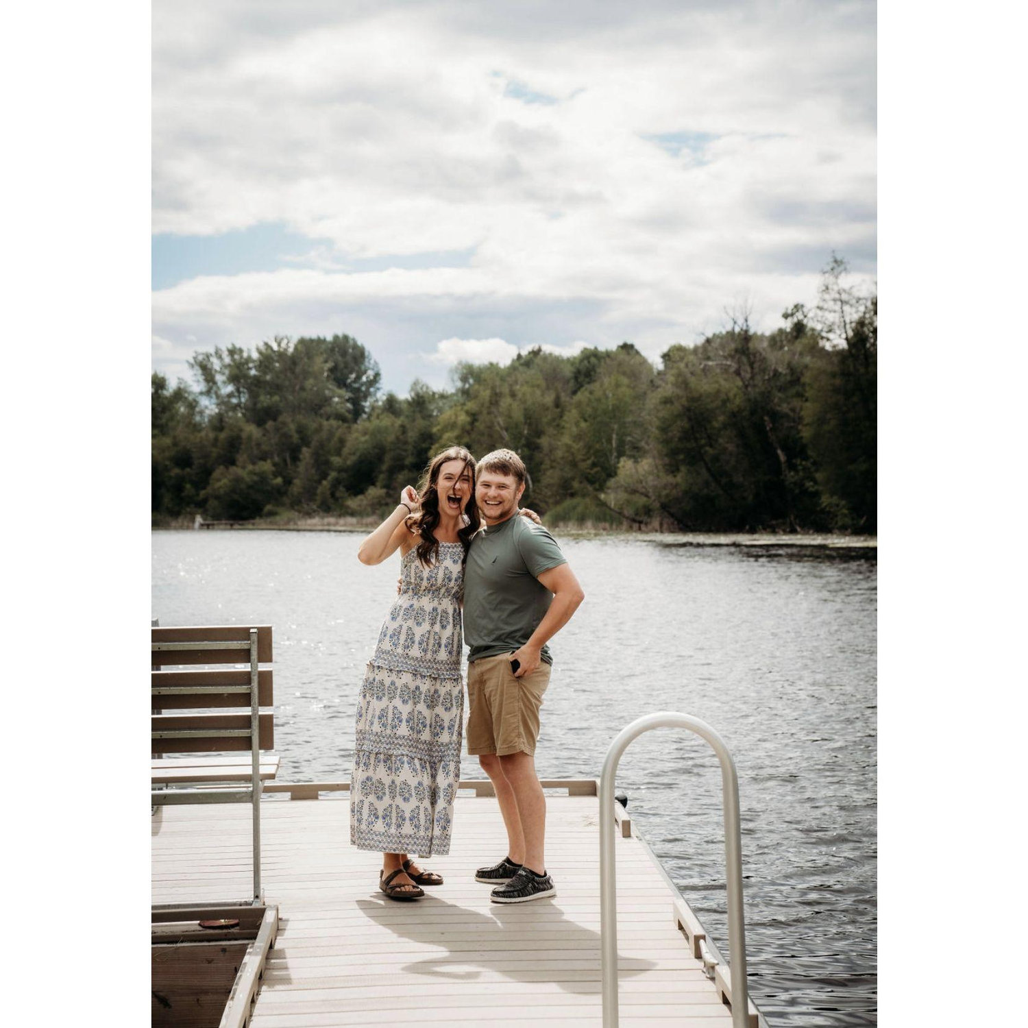 The day we got engaged- pure excitement and happiness :)