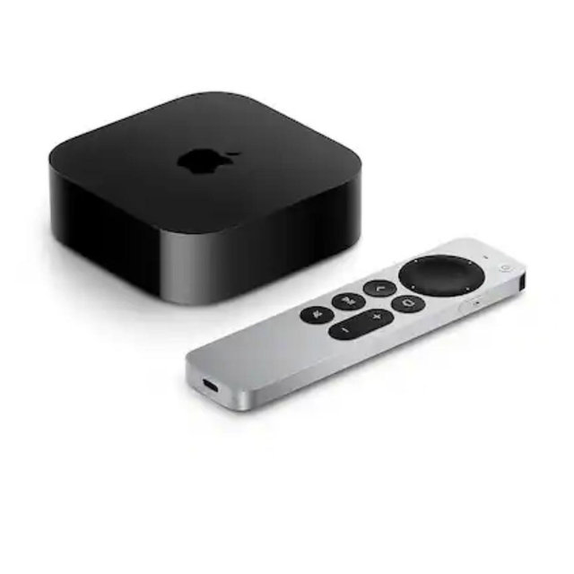 Apple - TV 4K 128GB Streaming Device (3rd generation) - Wi-Fi + Ethernet - Black