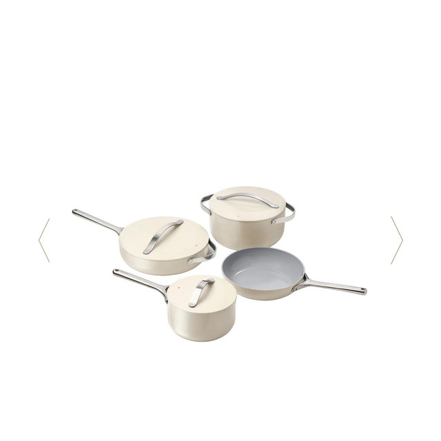Caraway Cookware Set, Set of 4 in Cream
