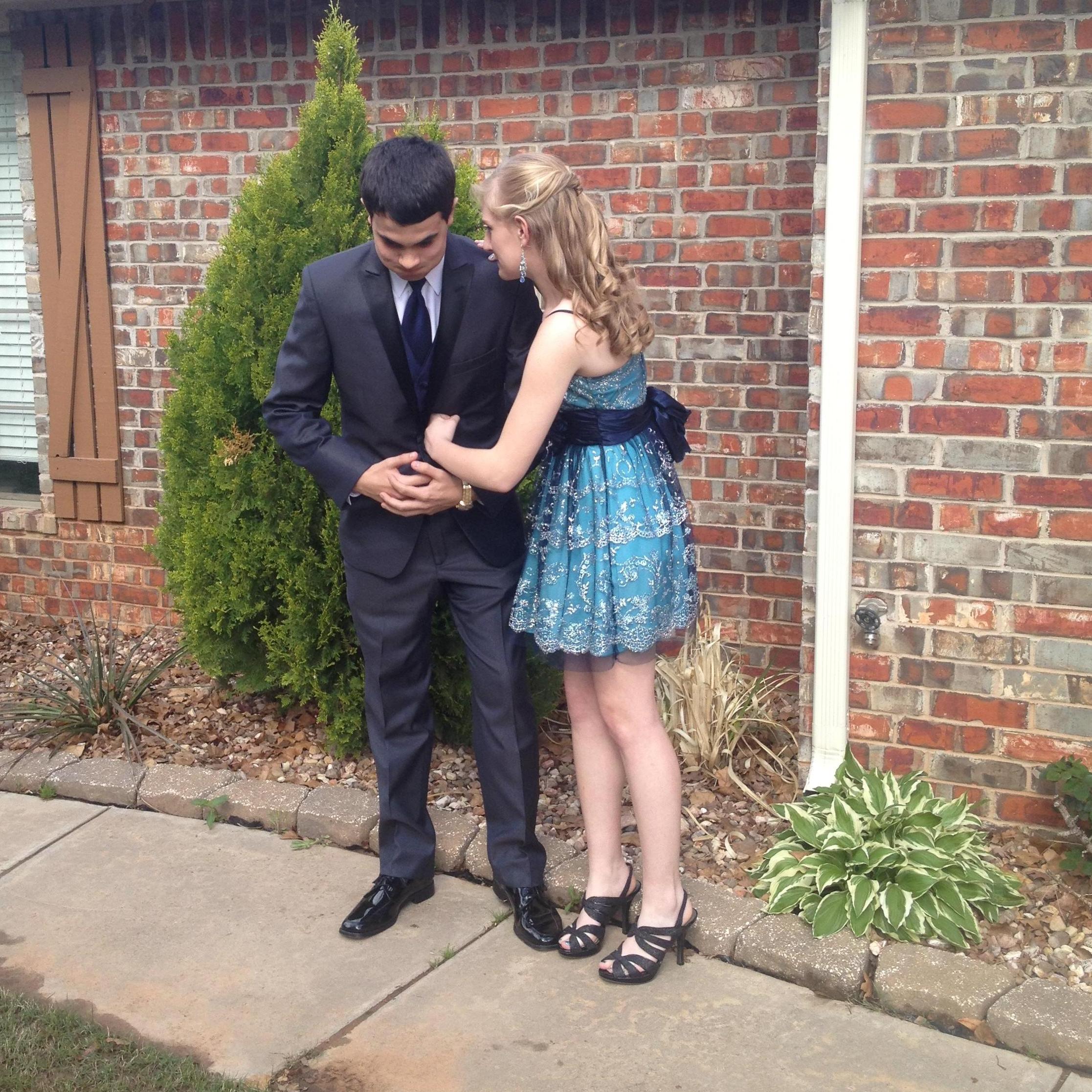 My dad wanted me to teach Dakota a lesson before Prom.