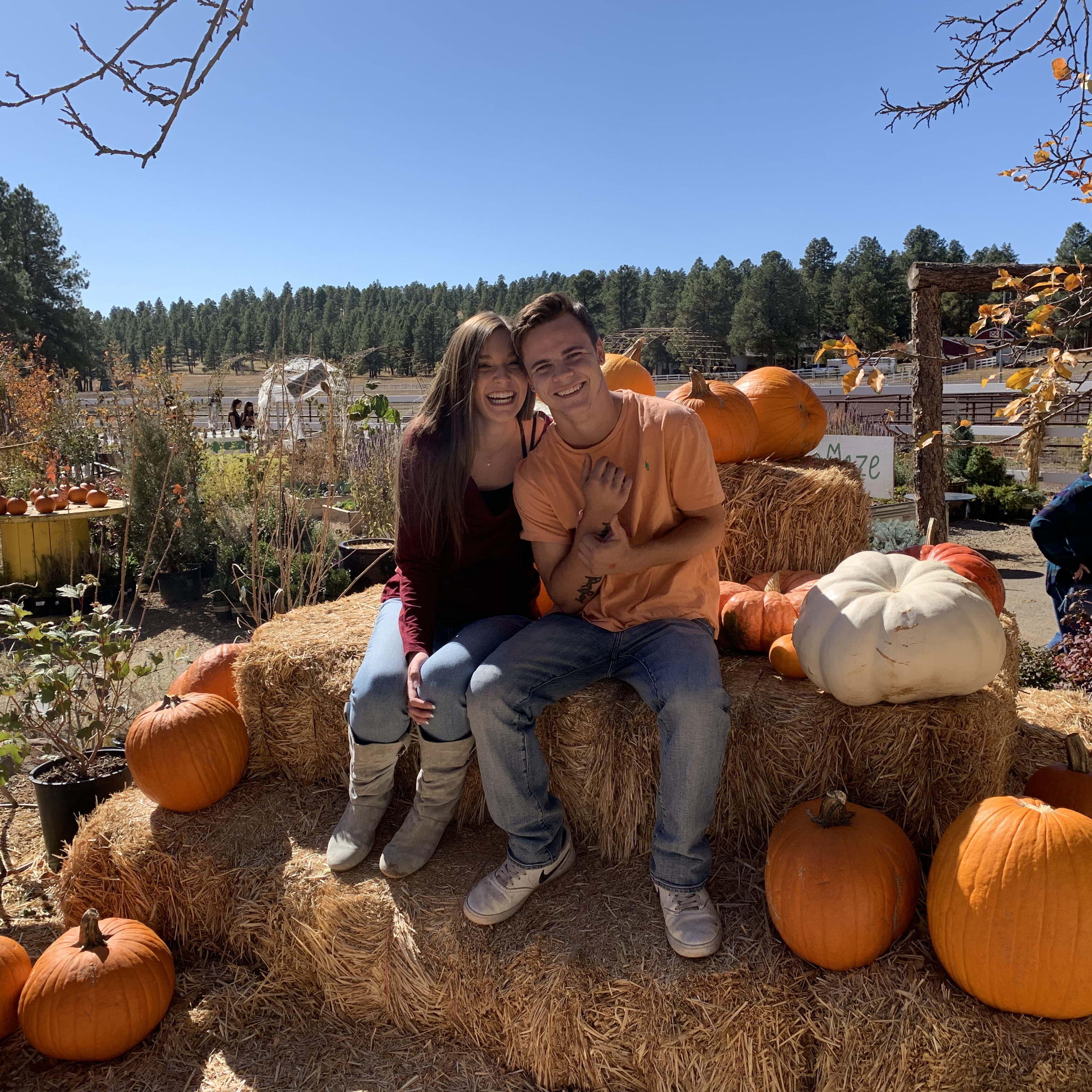 When you visited me in college and my roommate and I convinced everyone to drive 45 minutes for a pumpkin patch.